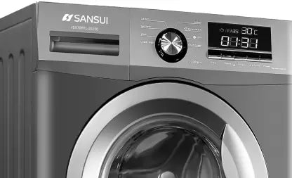 Sansui 7 kg Steam Wash Fully Automatic Front Load Washing Machine with In-built Heater Grey  (JSX70FFL-2022C) (OPEN BOX) Sansui 7 kg Steam Wash Fully Automatic Front Load Washing Machine with In-built Heater Grey  (JSX70FFL-2022C) (OPEN BOX)